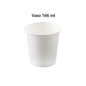 Vaso de papel mediano color blanco