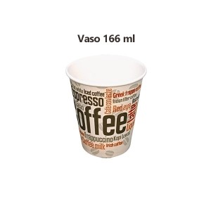 Vaso de papel mediano decorado